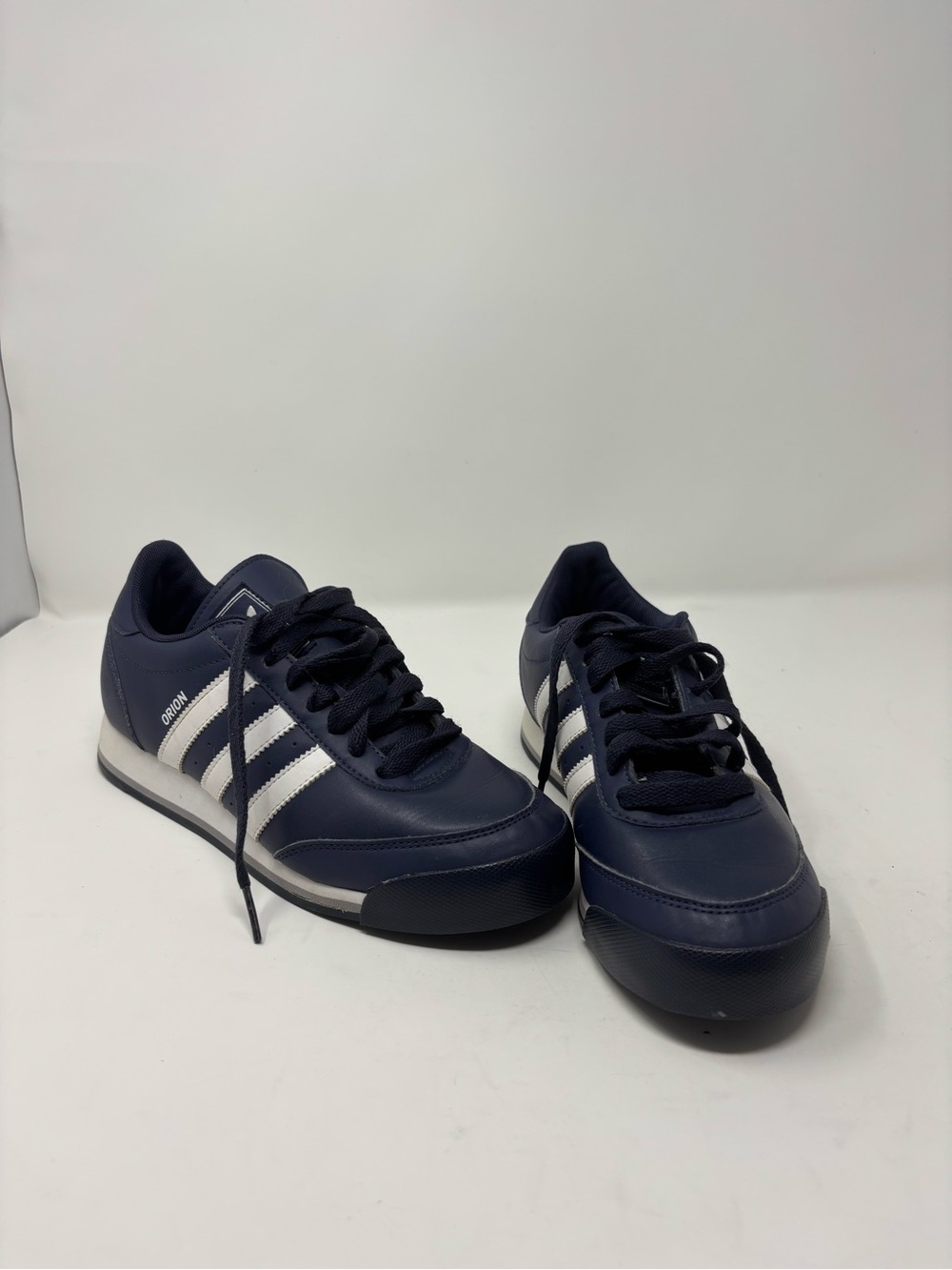 adidas Men's Orion Navy and White Retro Sneakers
